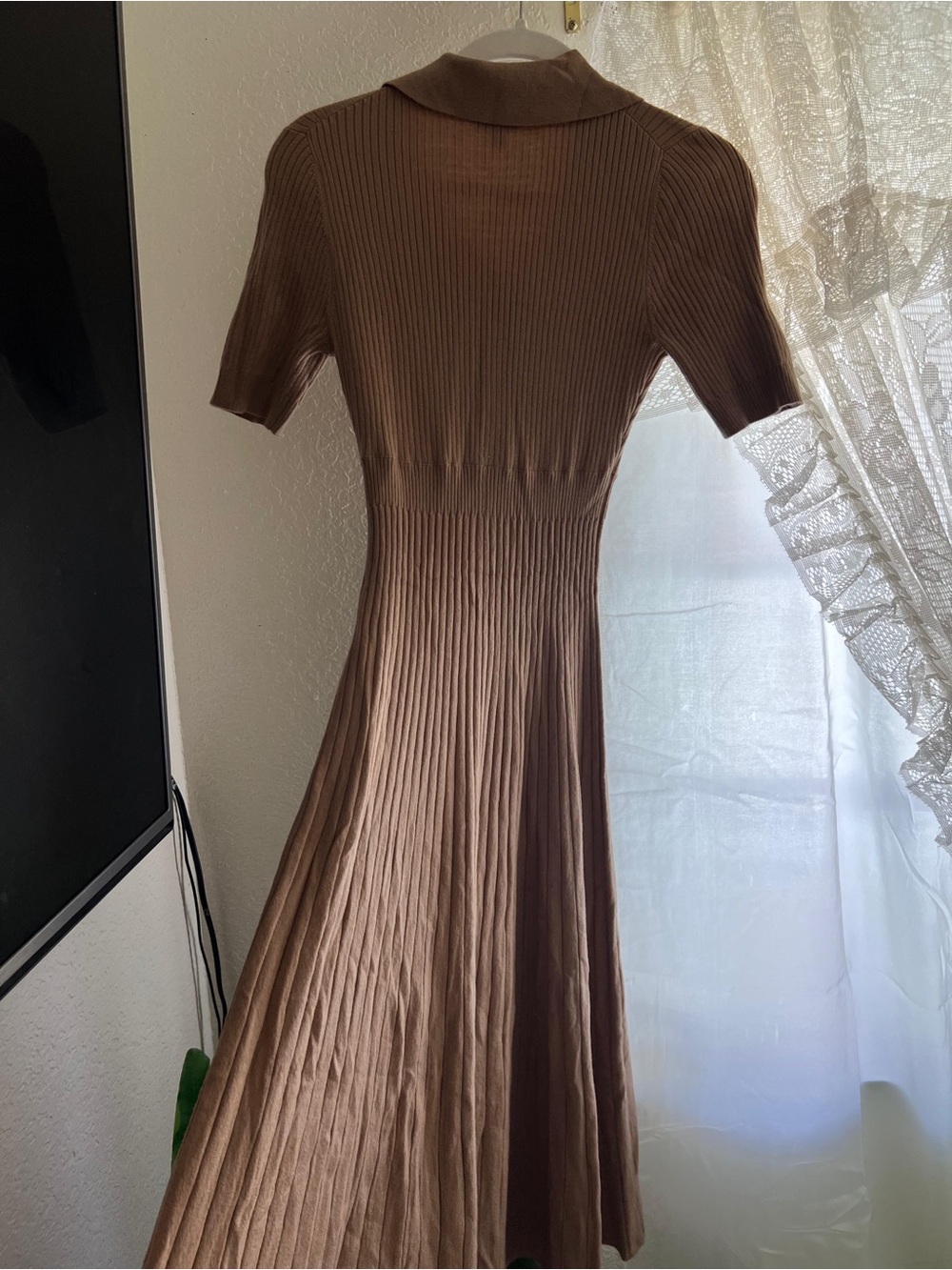 PAIGE Mathilda Rib Midi Shirtdress - Picture 2 of 4